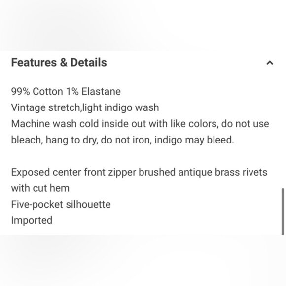 Rag & Bone Andi Ankle Wide-Leg Jean in Cecilia Blue Size 28 Denim Jeans - Picture 10 of 11